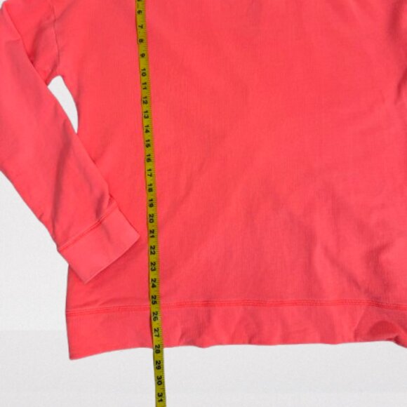 Lilly Pulitzer Luxletic Biscaya Cross-Back Pullover Sweatshirt XL Bright Coral - Picture 8 of 9